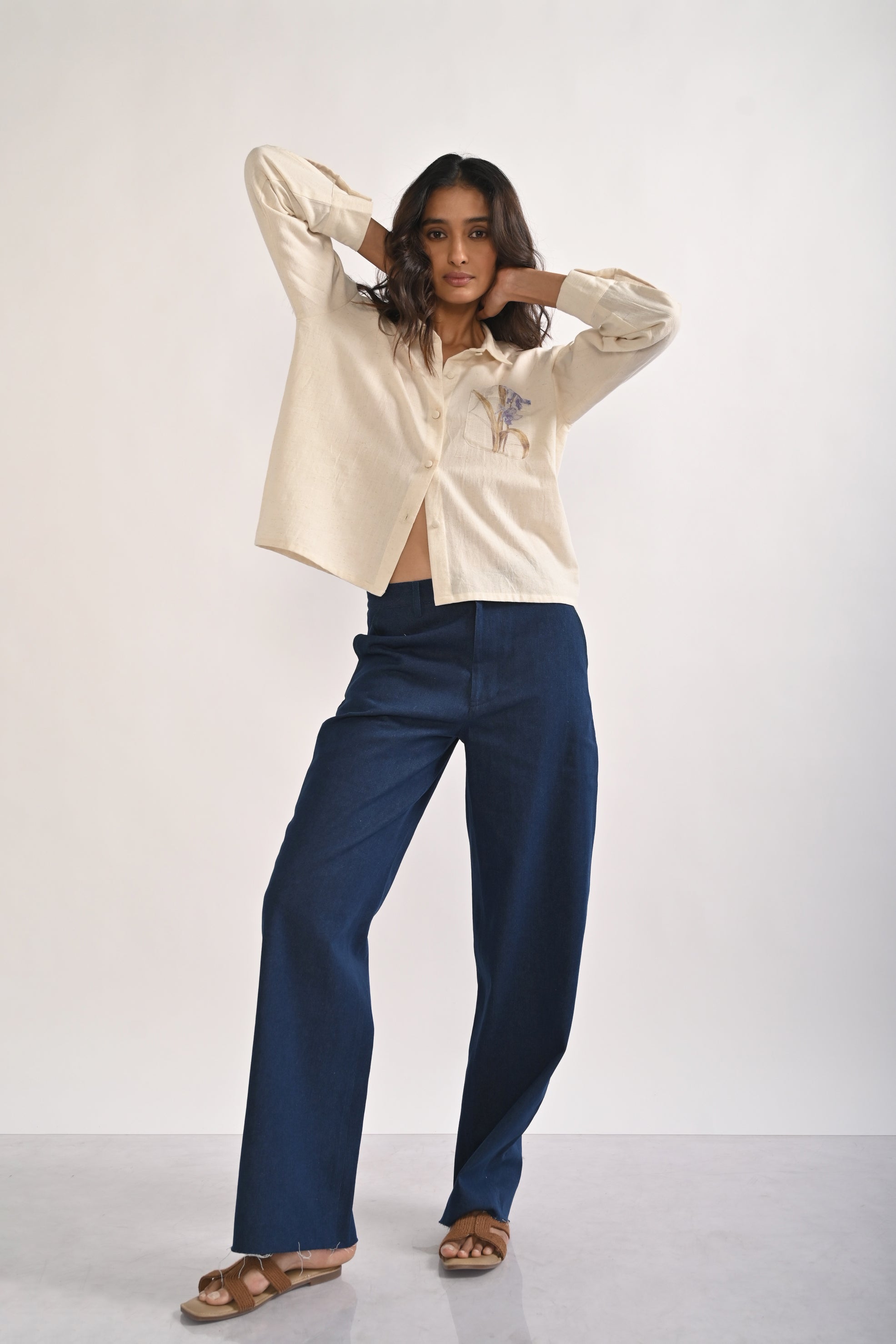 ORCHID KHADI SHIRT