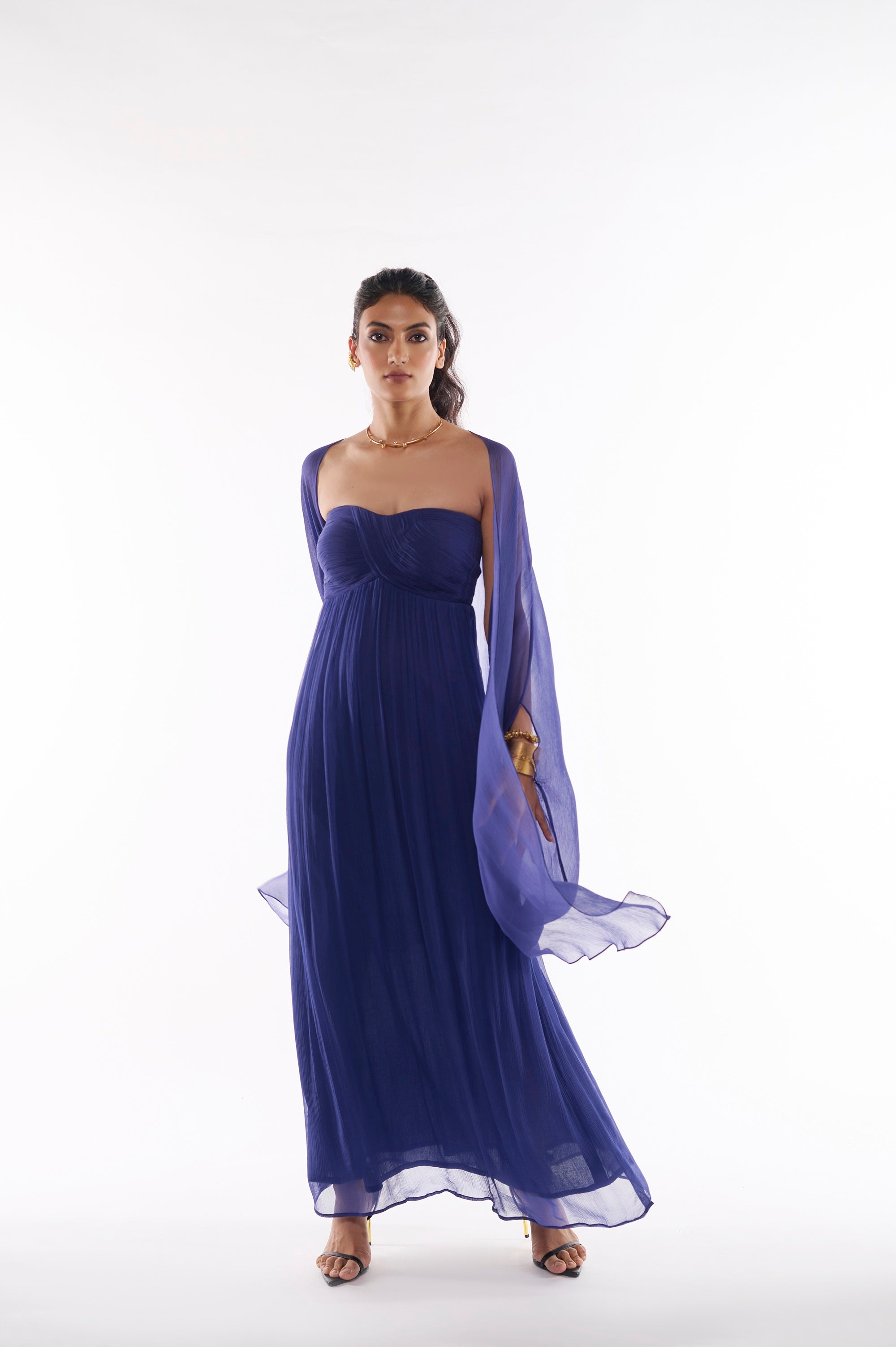 BLUE NADA MAXI WITH COVERUP