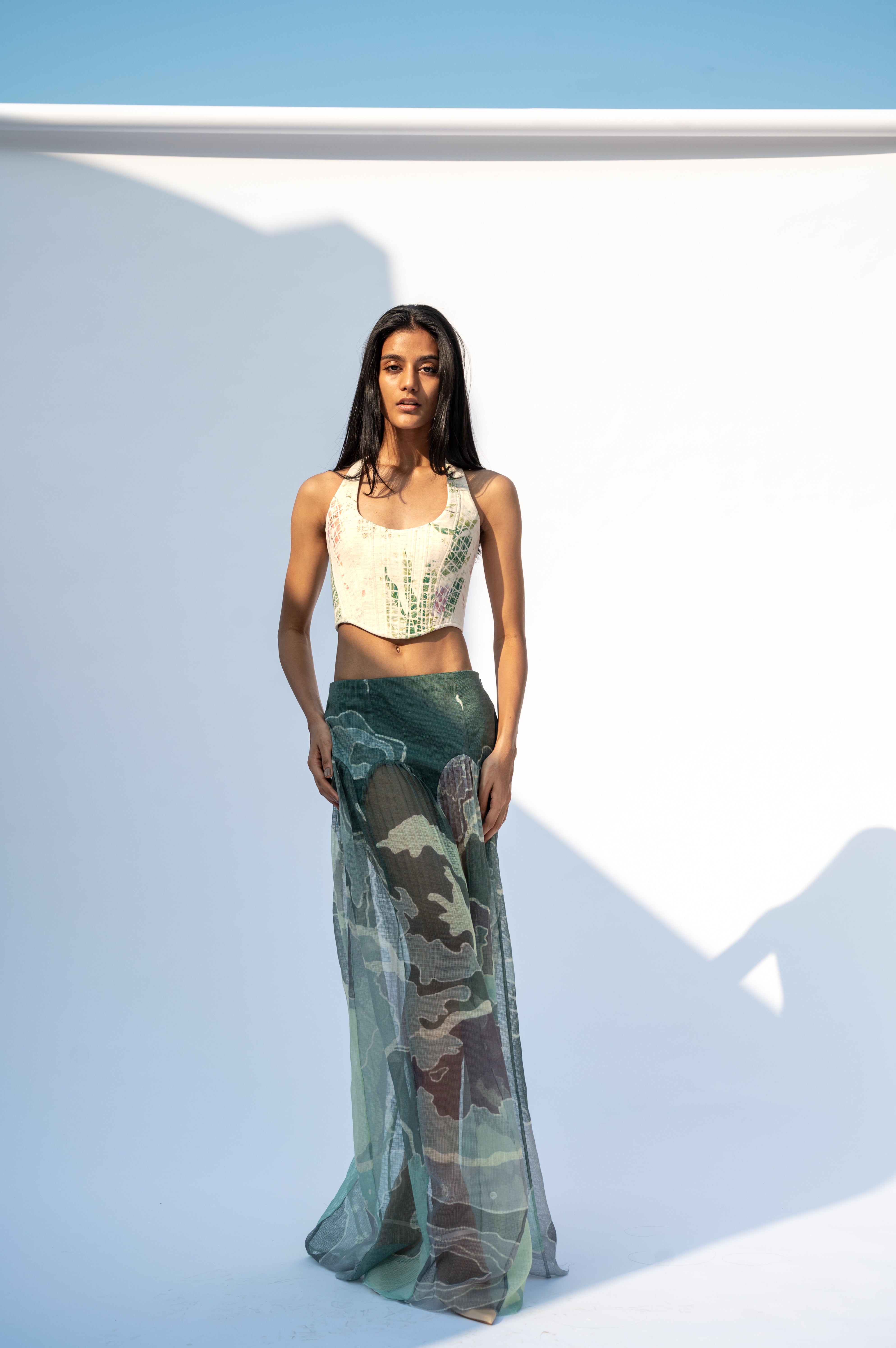 MORNING DEW CORSET & RIVER KOTA SKIRT SET