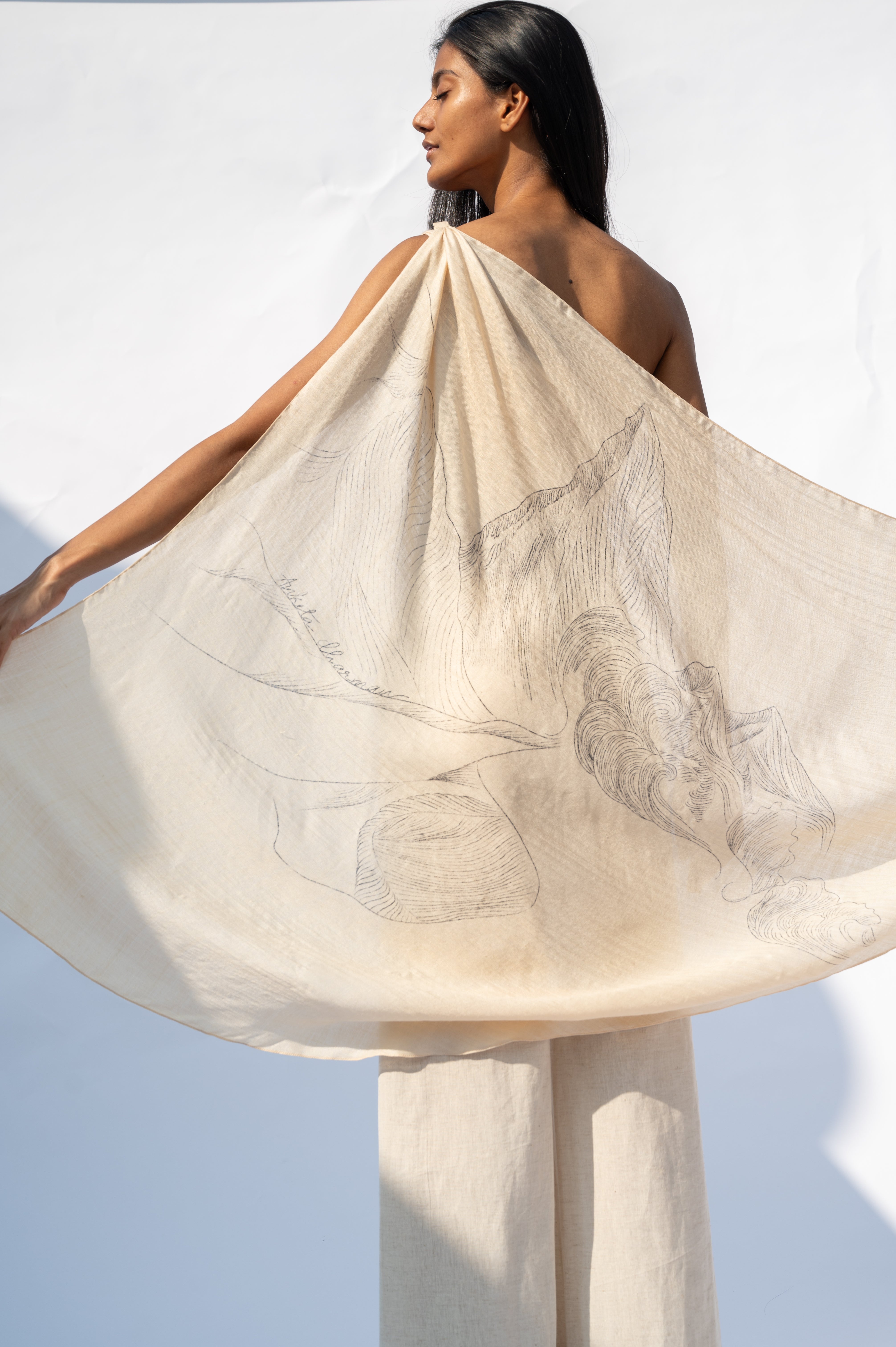 MUGA SILK CORSET
