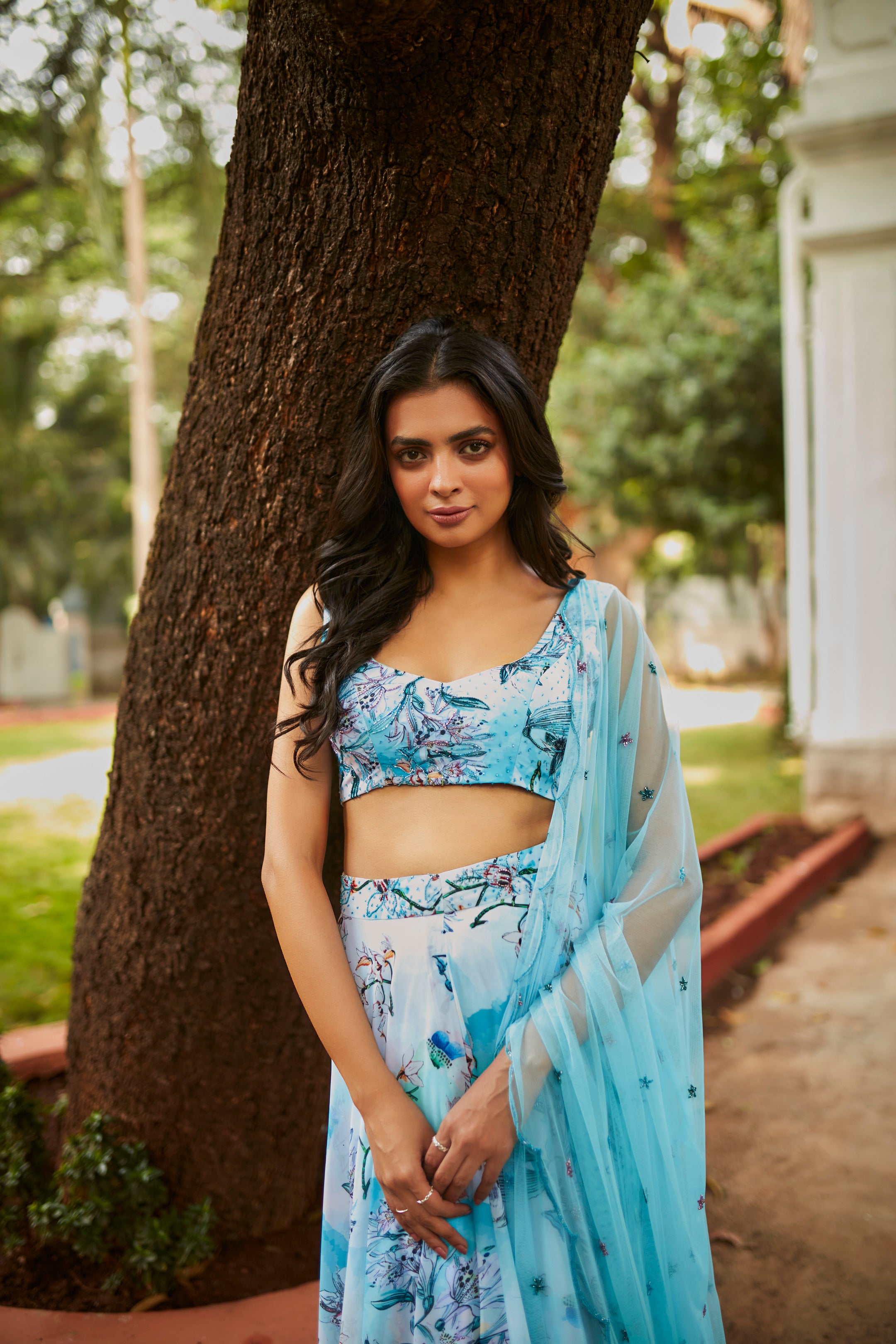 MULTICOLOR LEHENGA SET