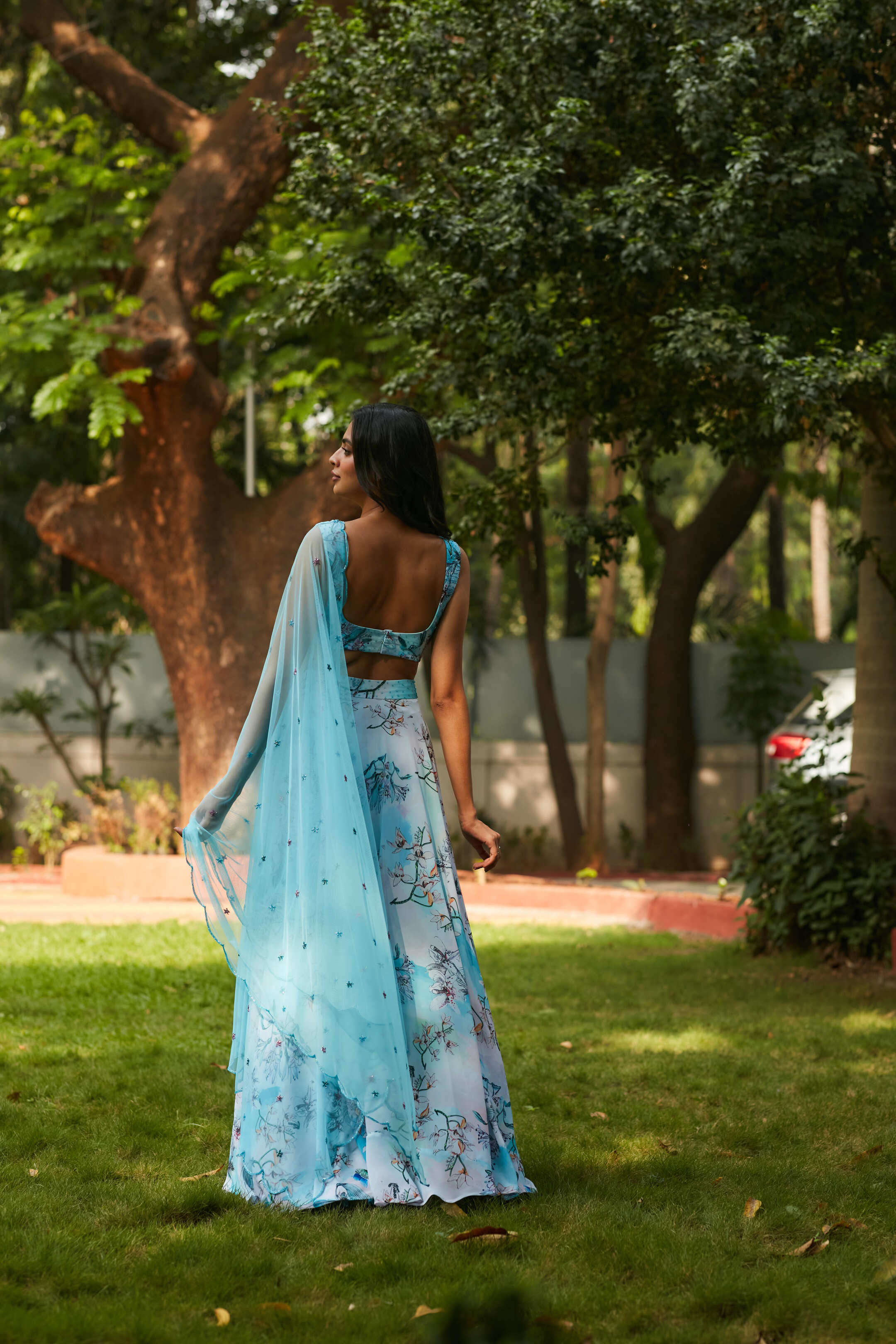 MULTICOLOR LEHENGA SET