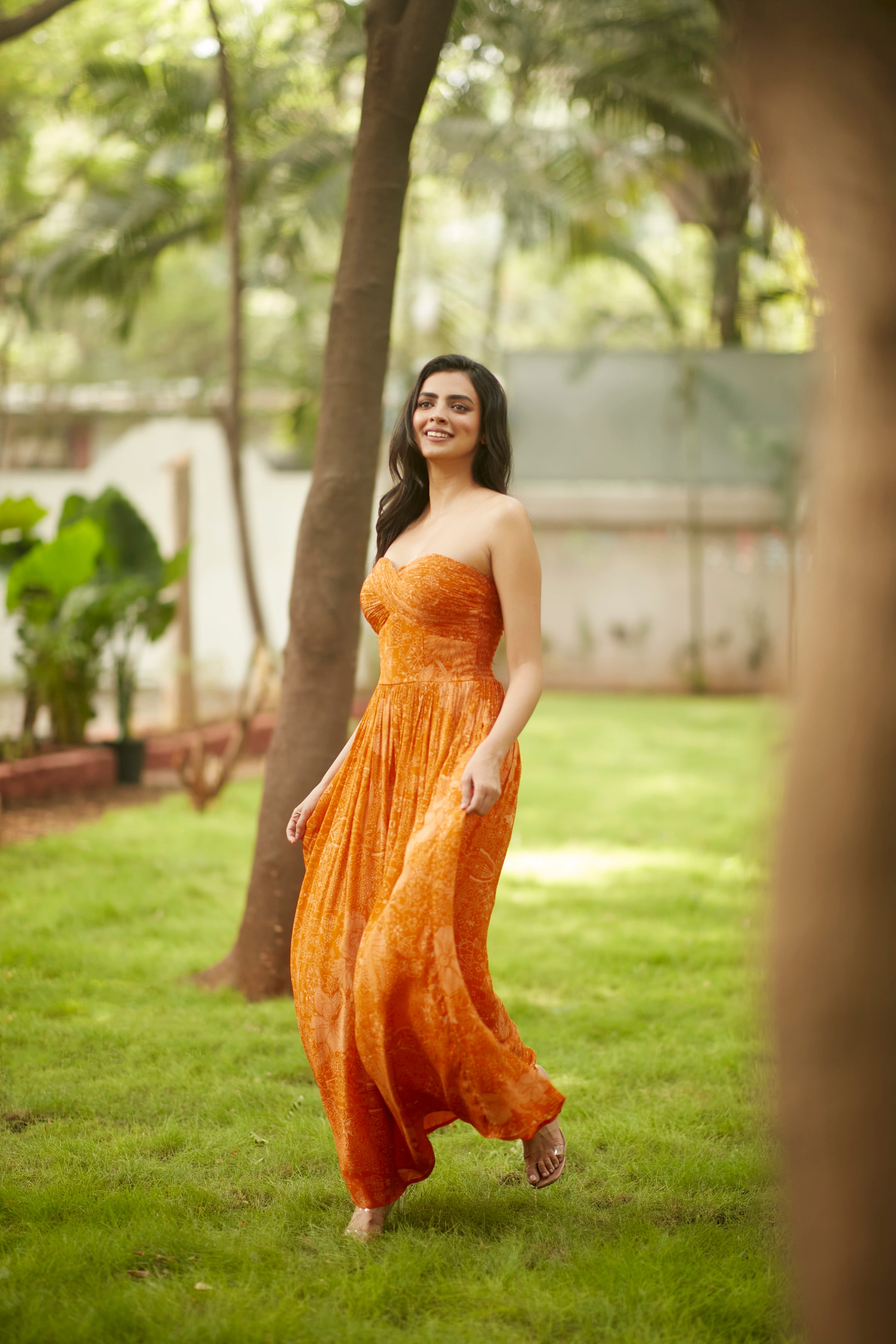 FLAME LILY MAXI DRESS