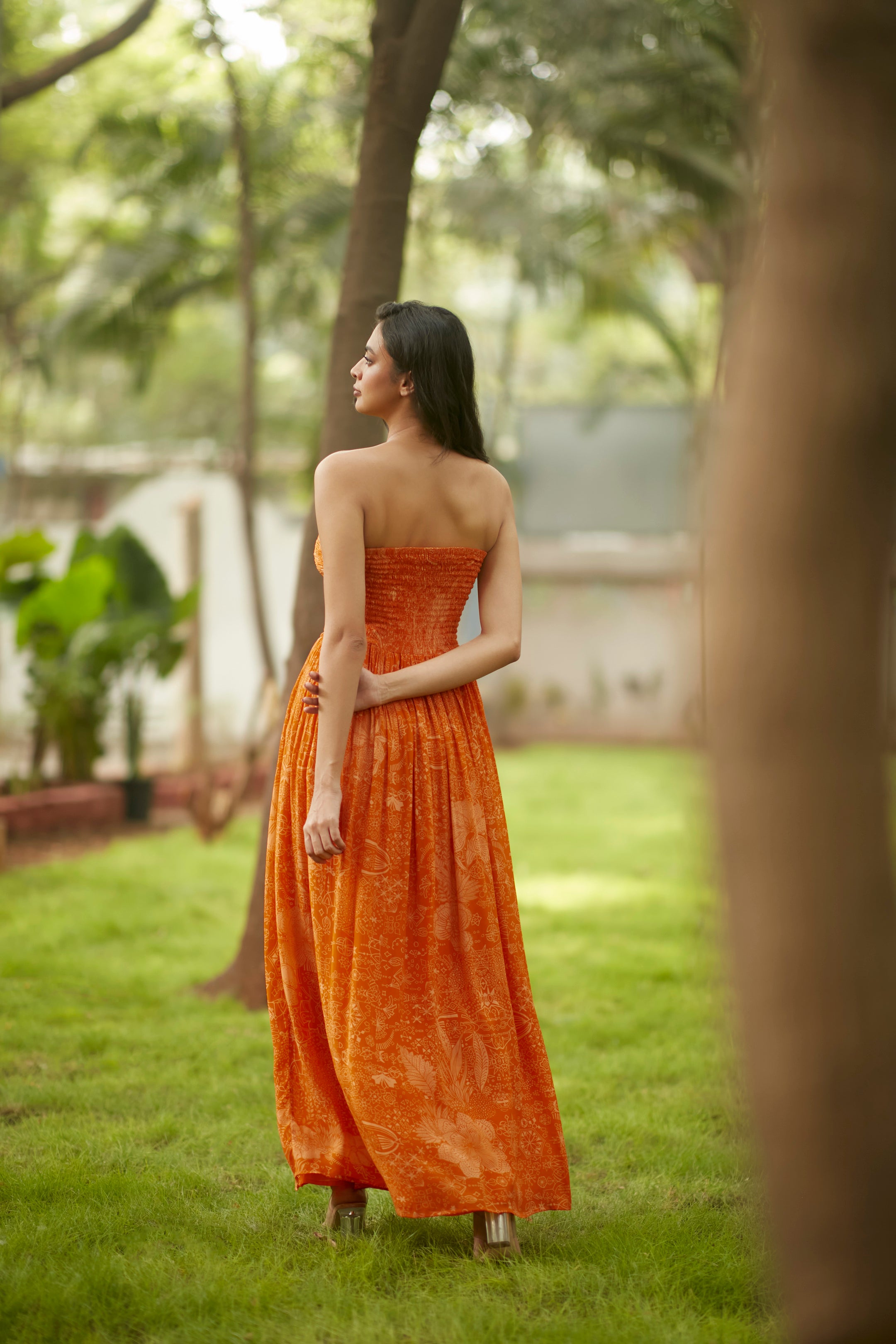 FLAME LILY MAXI DRESS