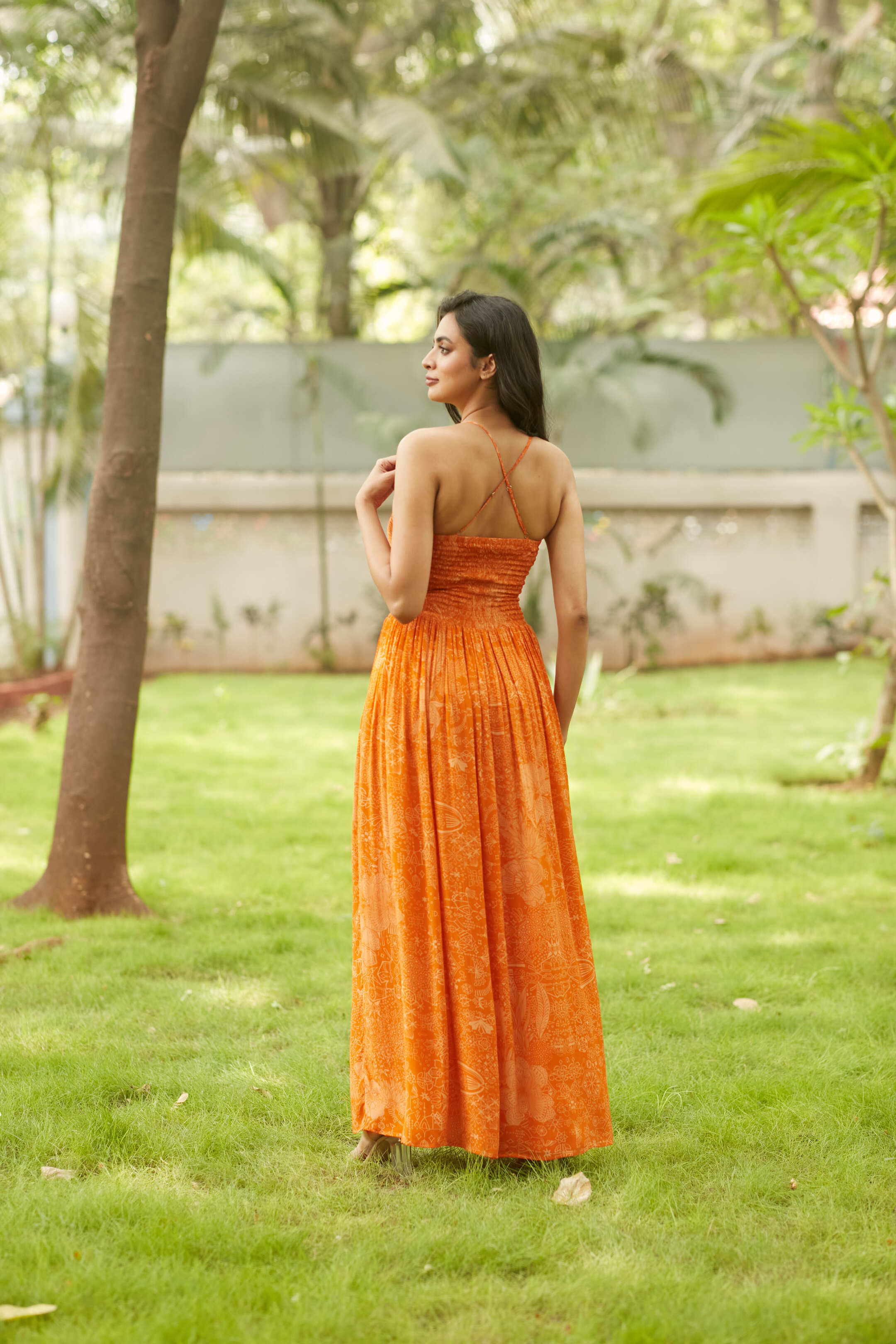 FLAME LILY MAXI DRESS