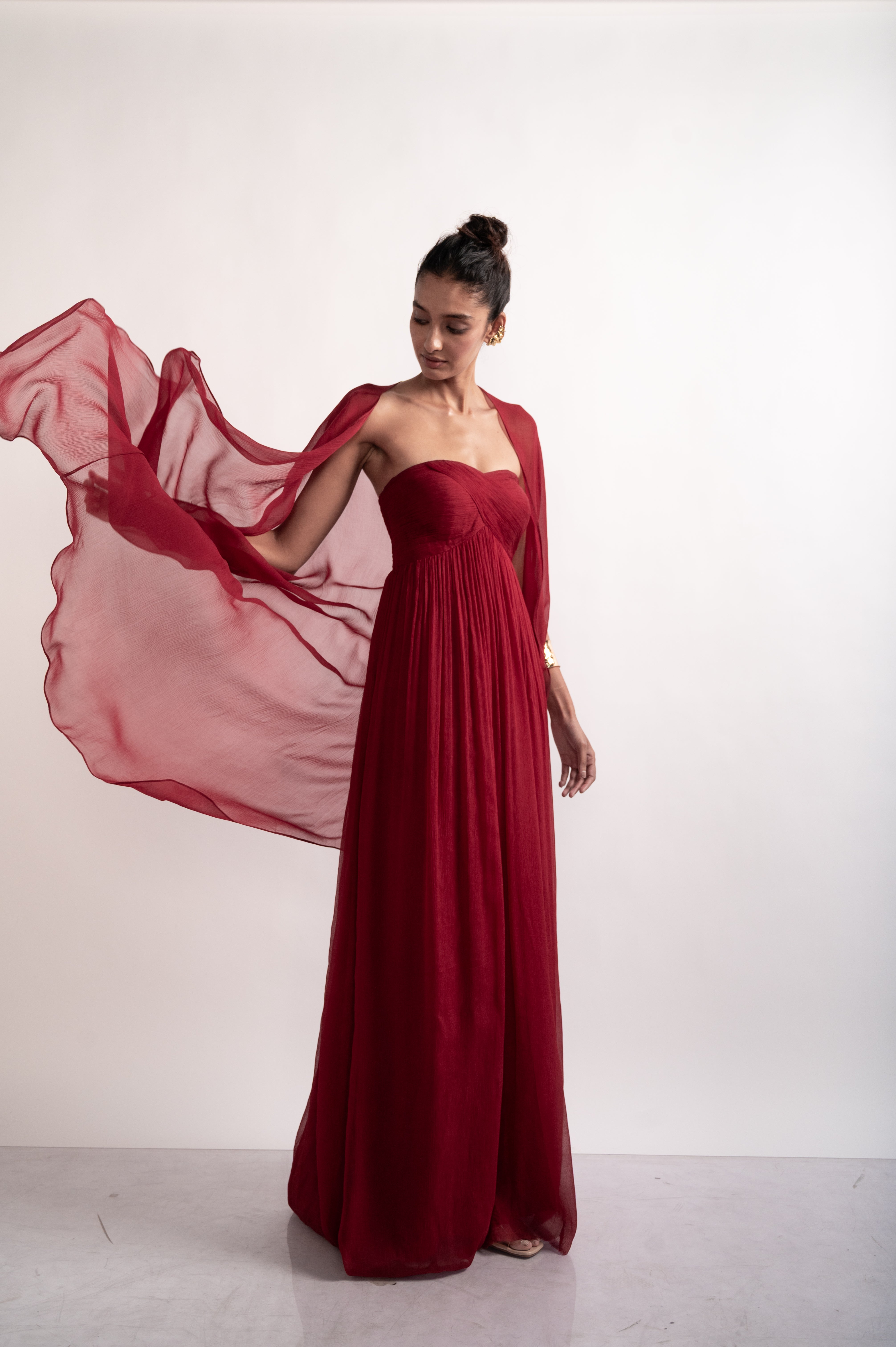 RED NADA MAXI WITH COVERUP
