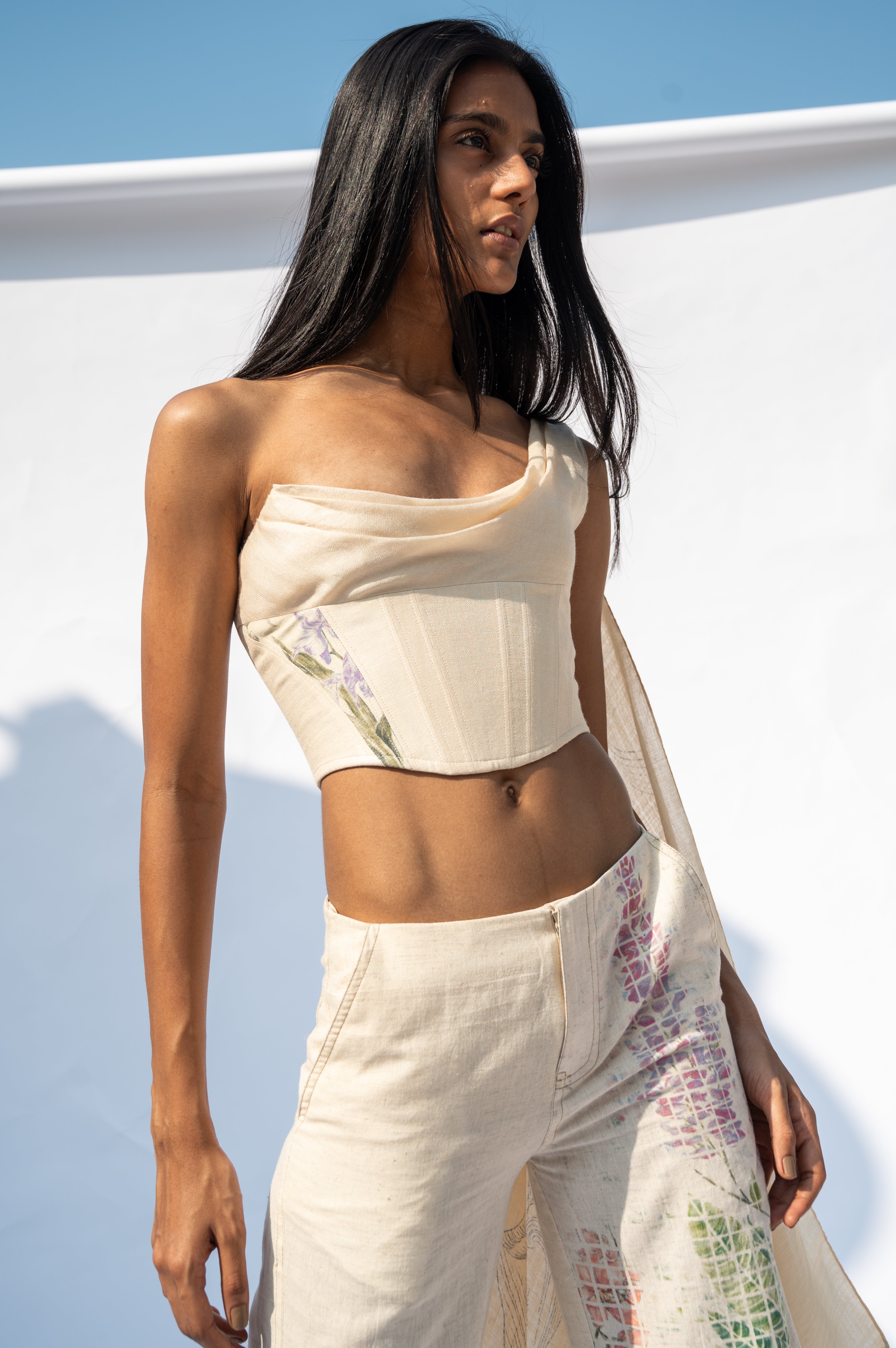 MUGA SILK CORSET