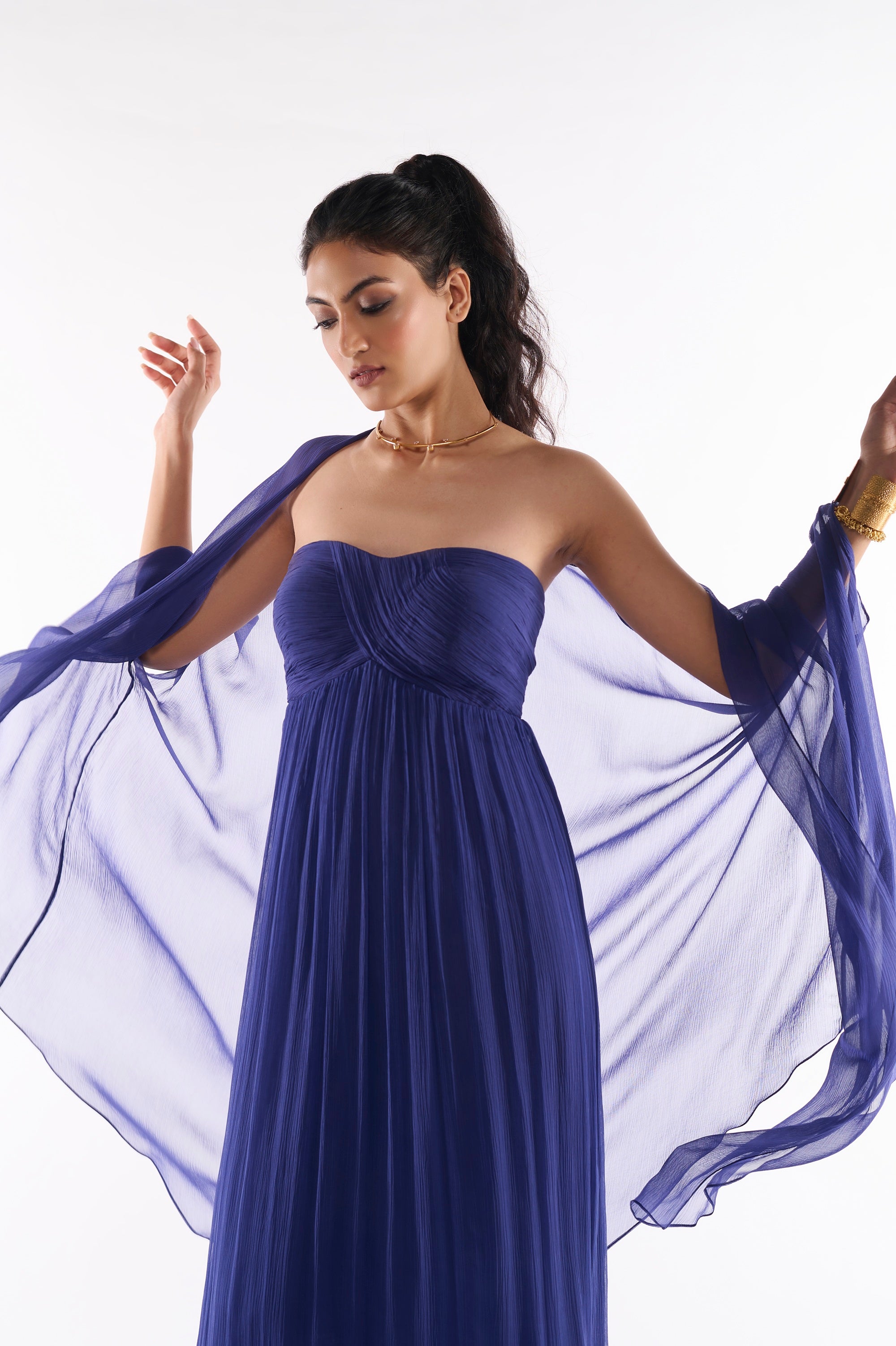 BLUE NADA MAXI WITH COVERUP