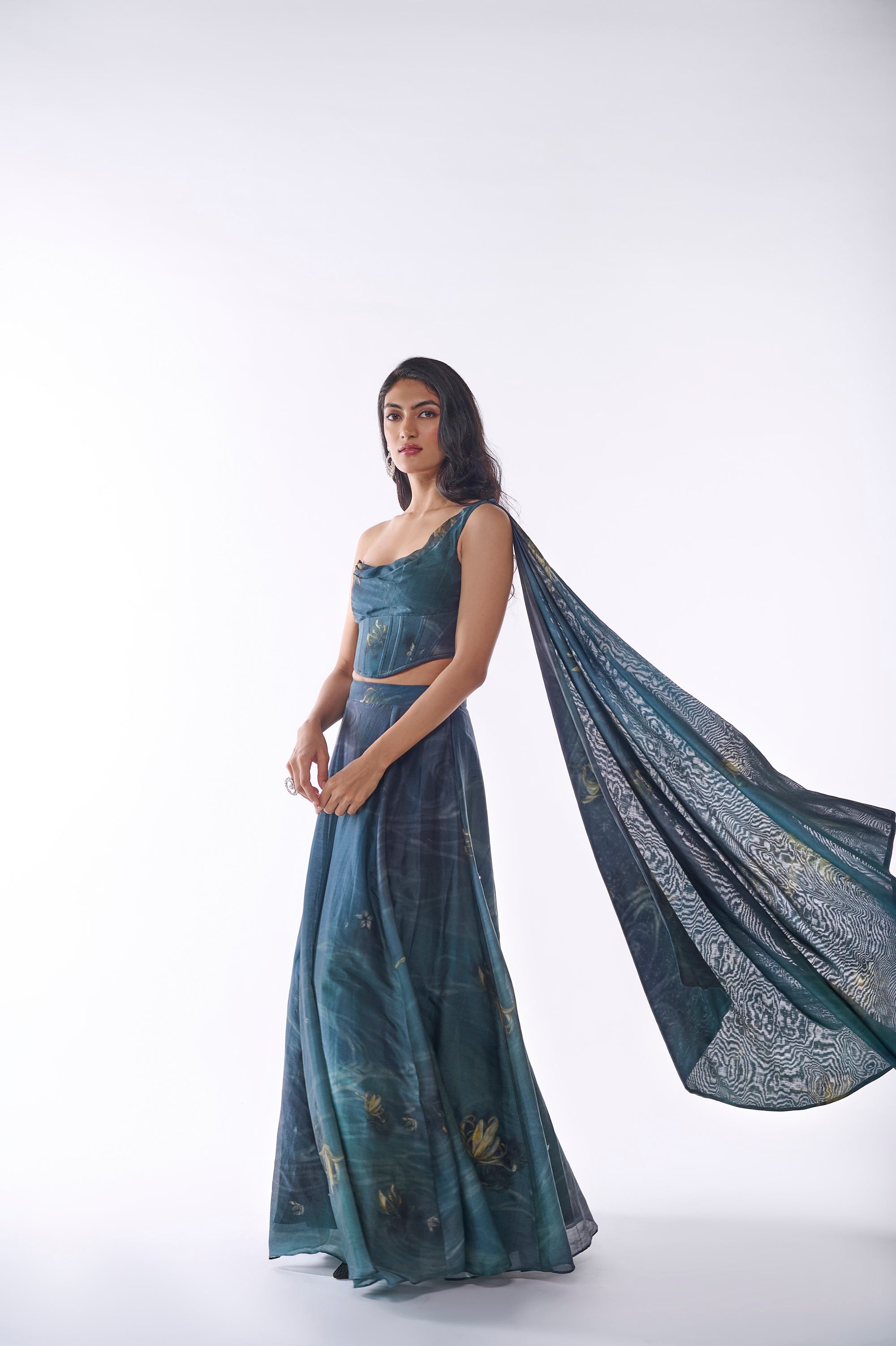 CHAFA CORSET LEHENGA