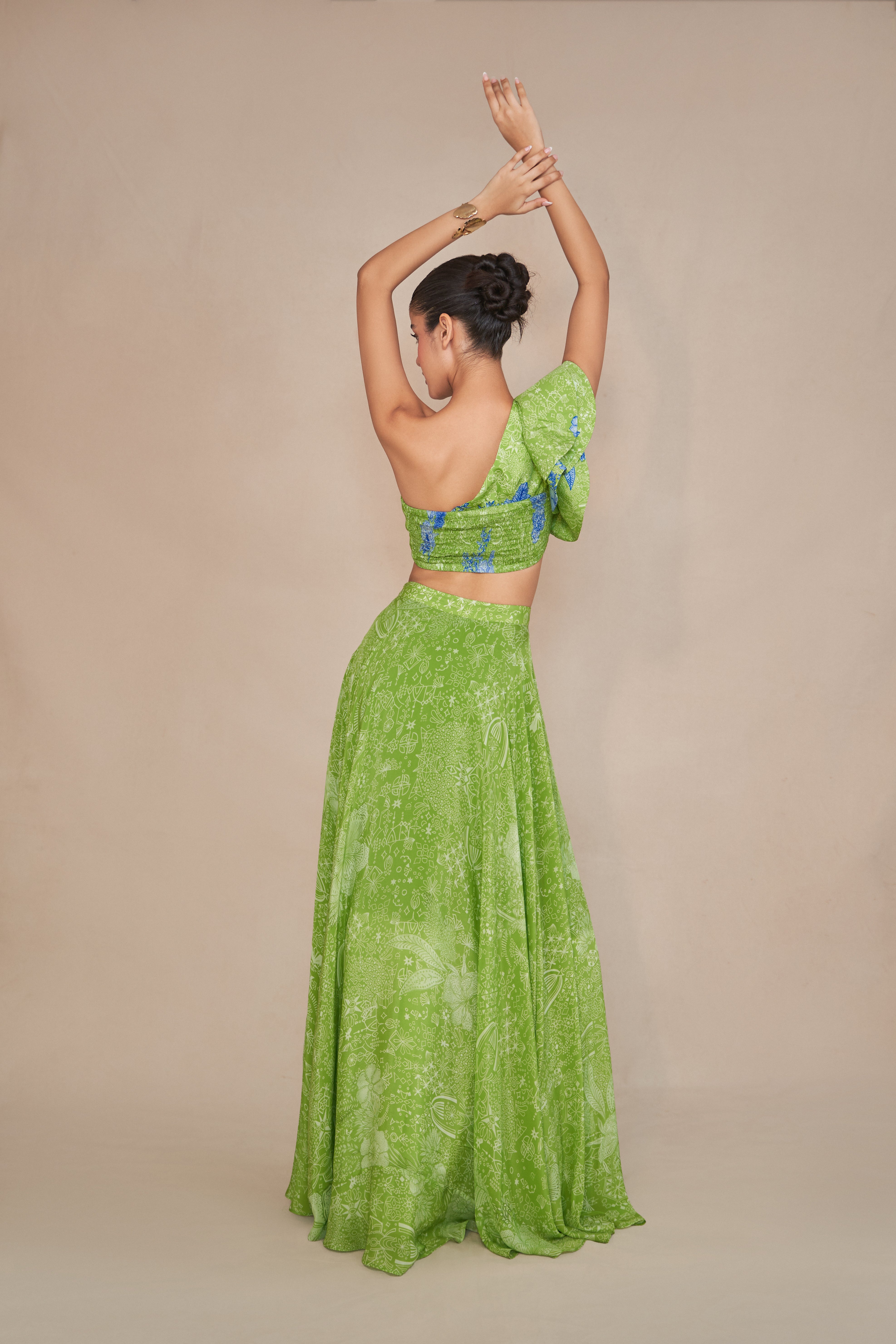 LAUREAL LEAF TIFFANY LEHENGA SET