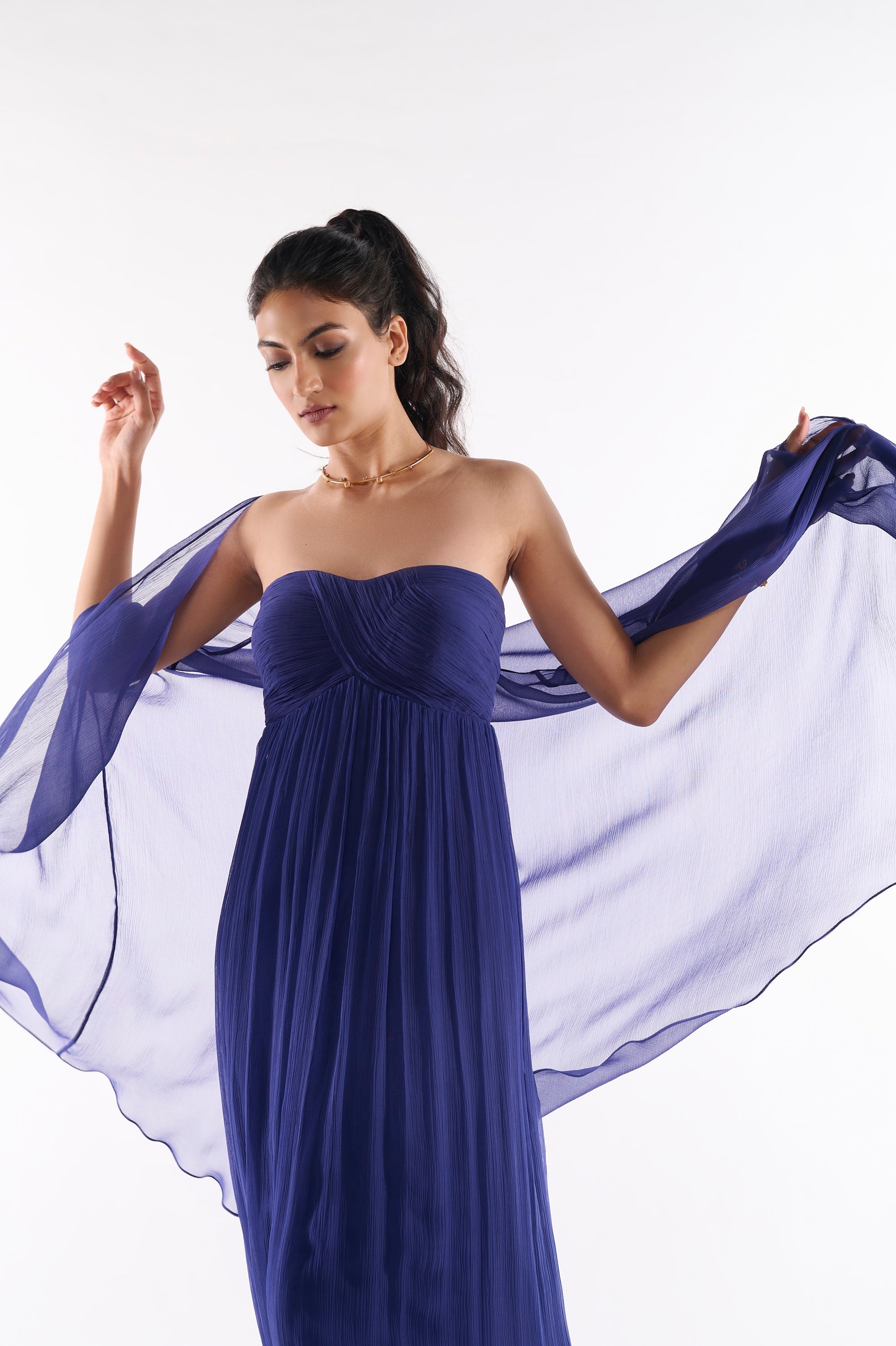 BLUE NADA MAXI WITH COVERUP