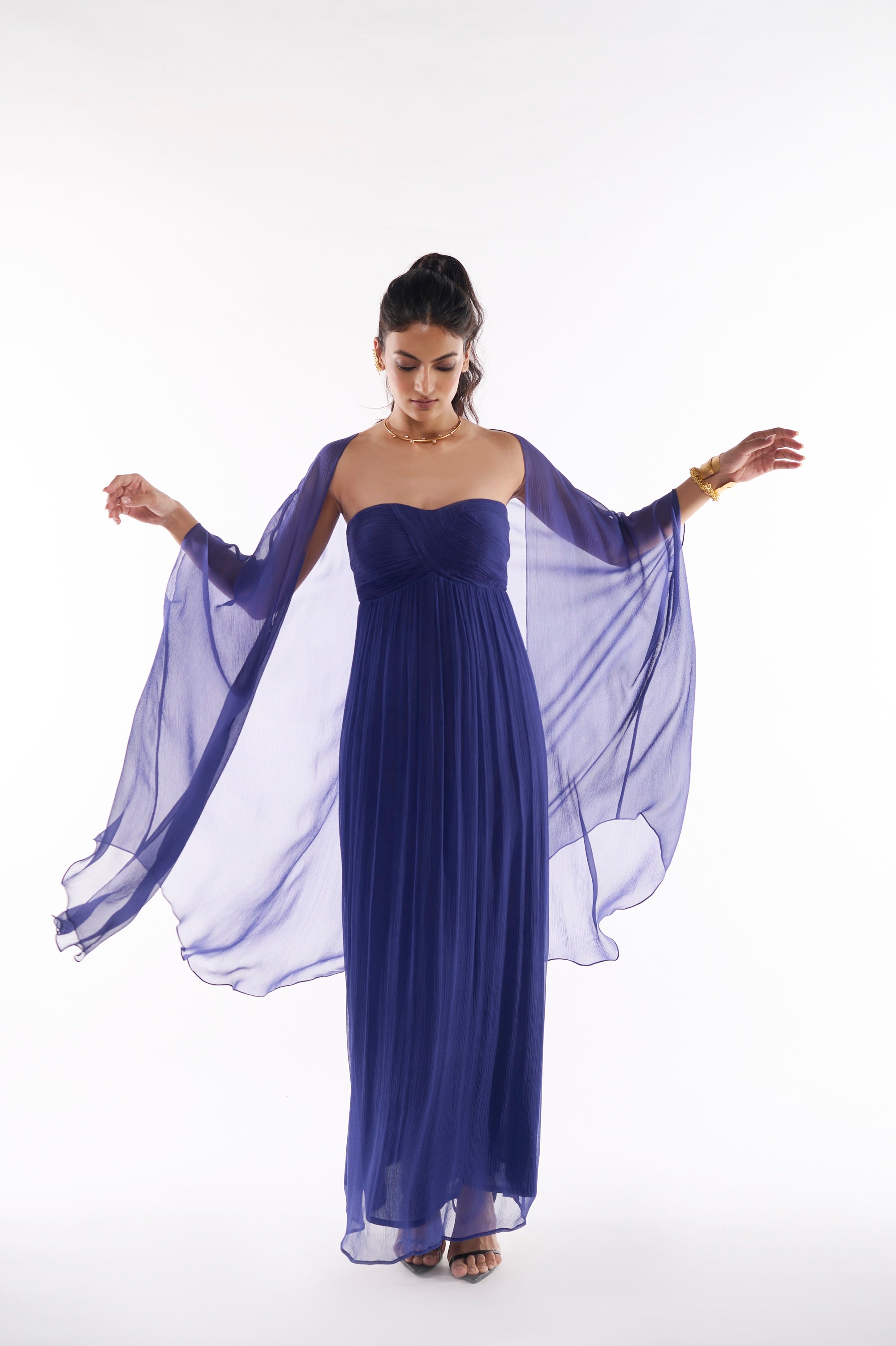 BLUE NADA MAXI WITH COVERUP