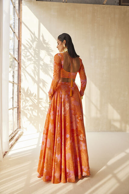 WARM HAZE LEHENGA