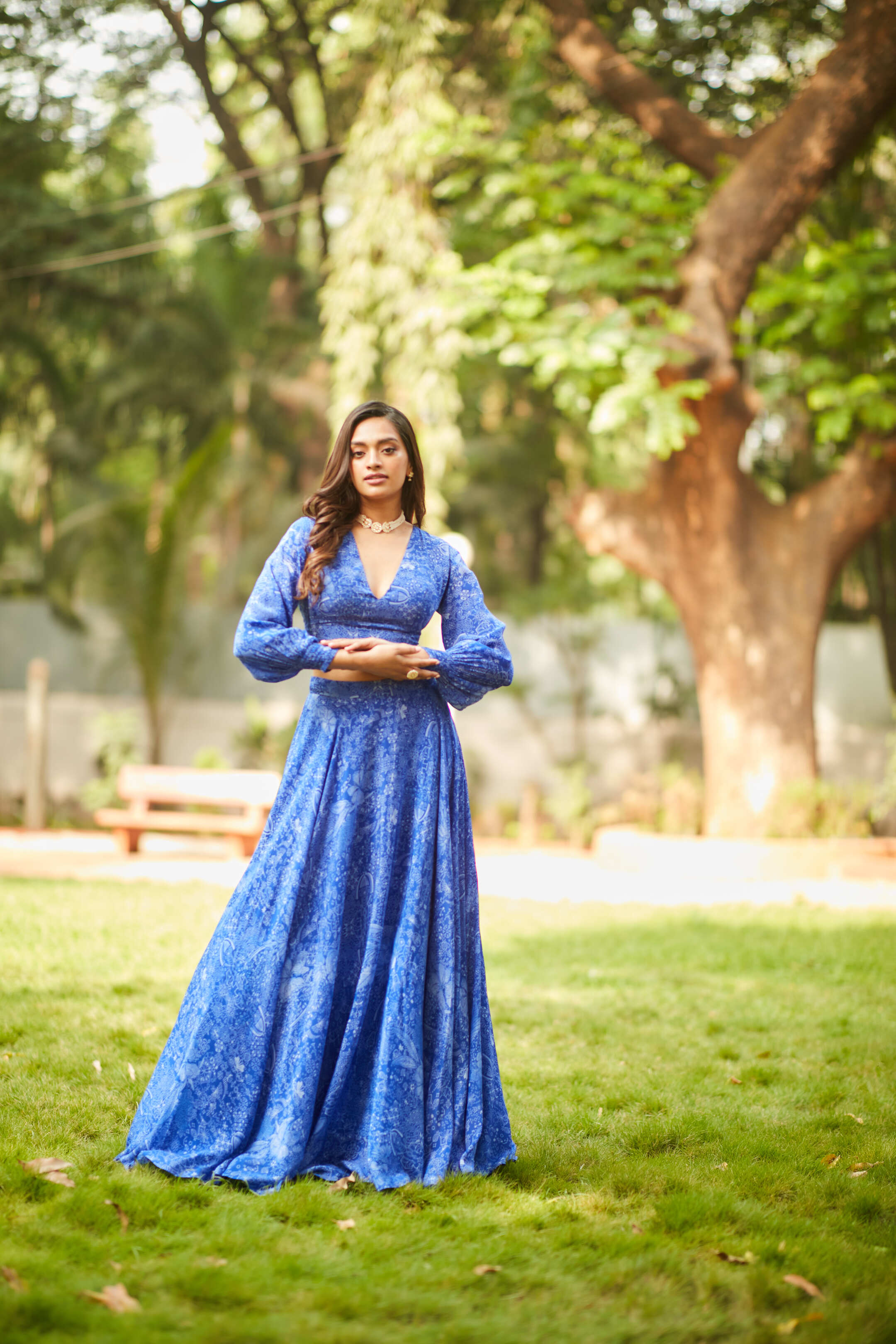 MIDNIGHT BLUE LEHENGA