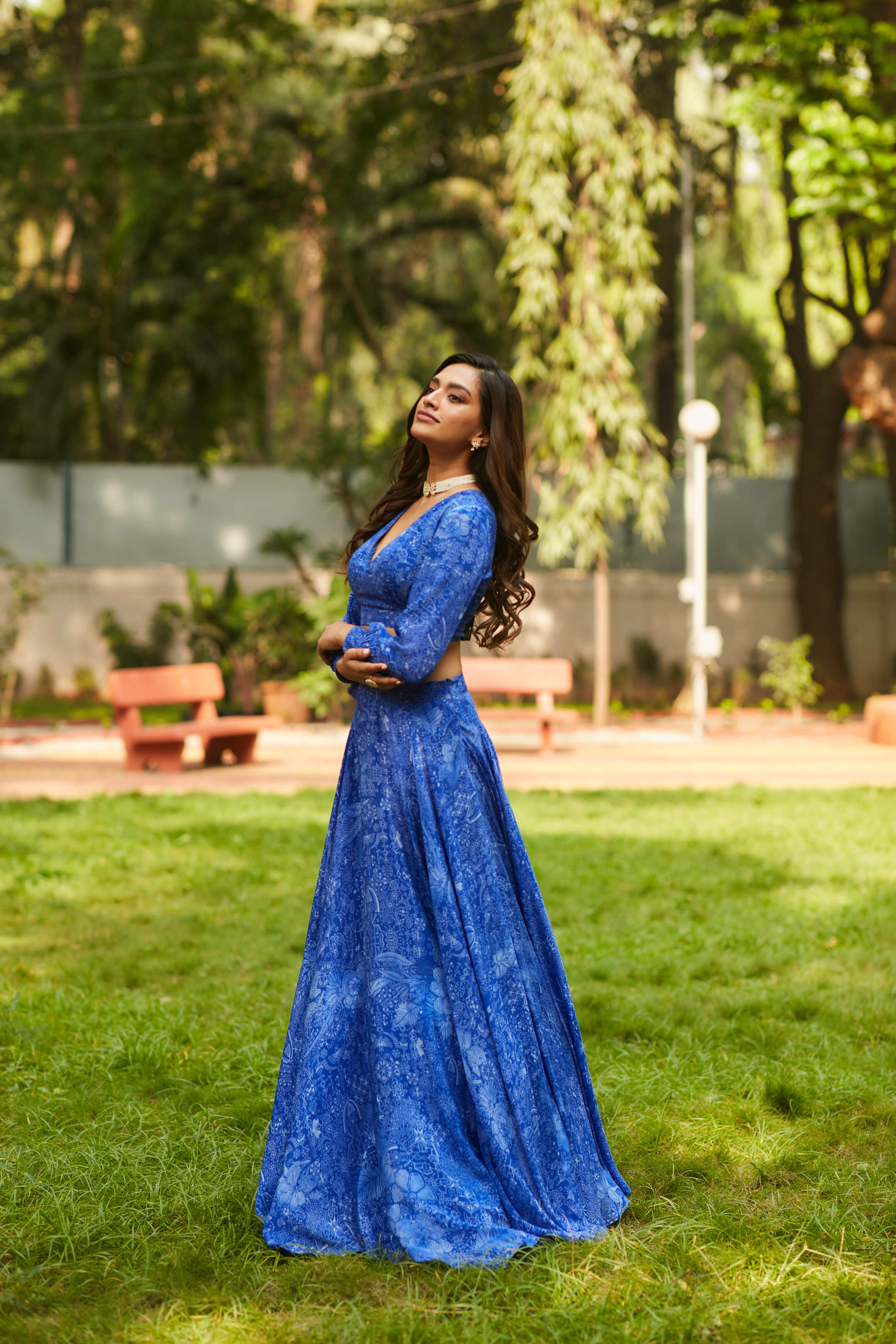 MIDNIGHT BLUE LEHENGA