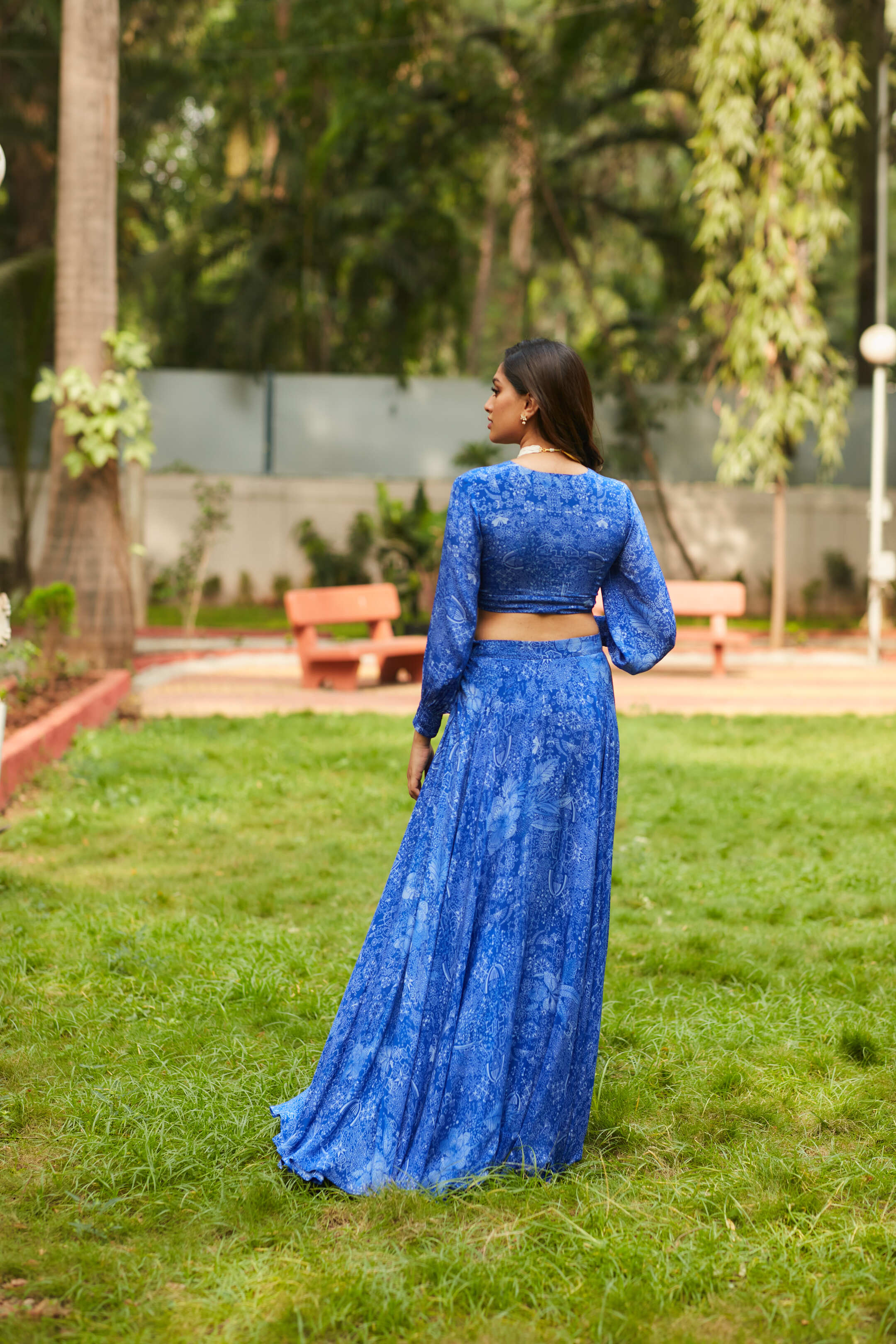 MIDNIGHT BLUE LEHENGA