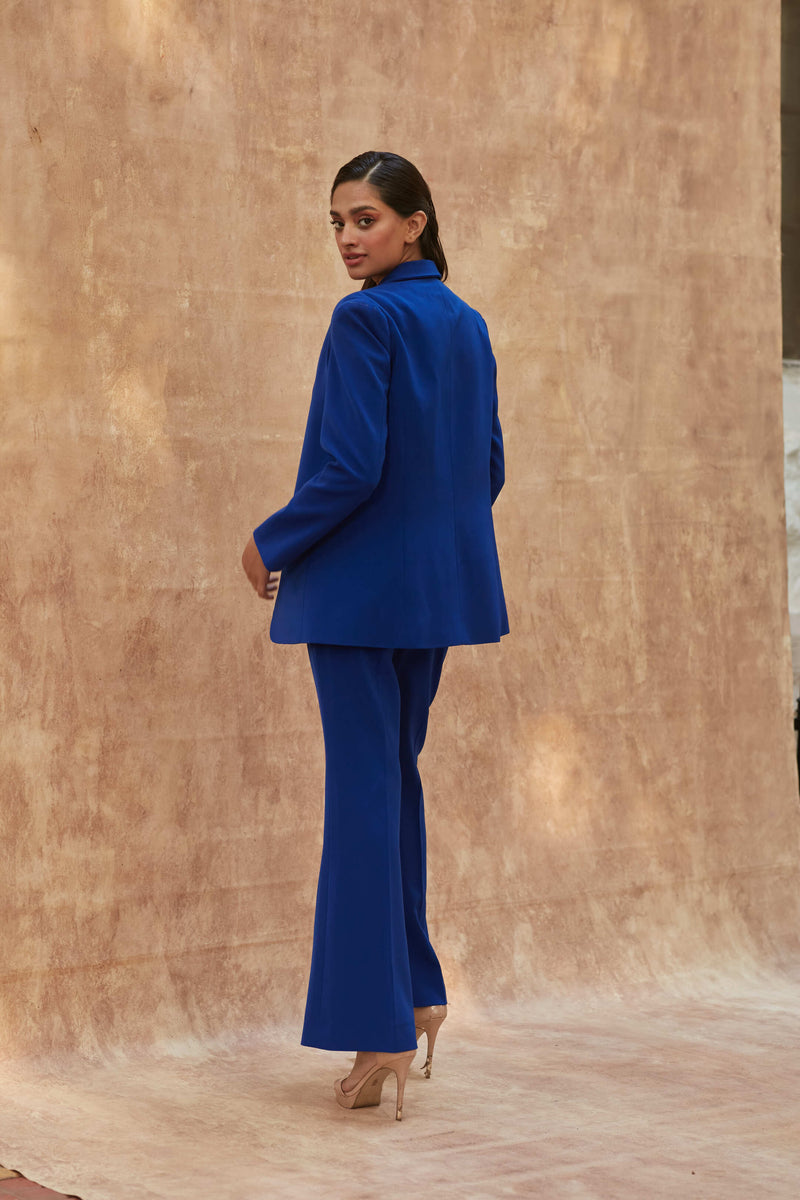 MIDNIGHT BLUE PANT SUIT SET