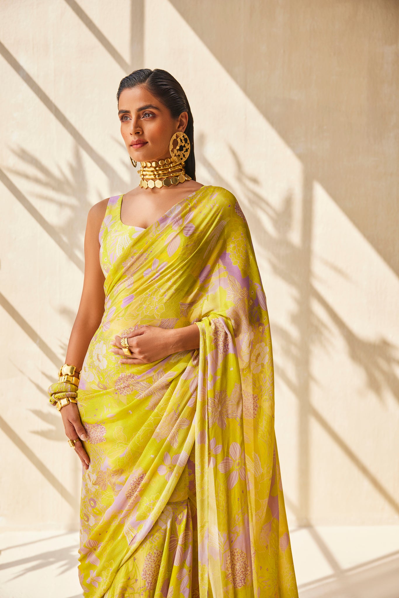 MELLOW DREAM RUFFLE SAREE