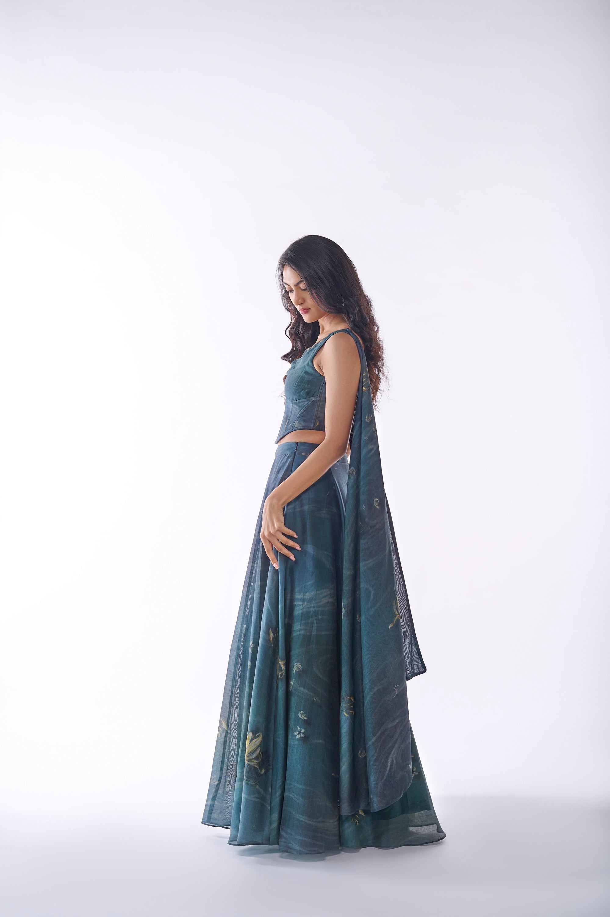 CHAFA CORSET LEHENGA