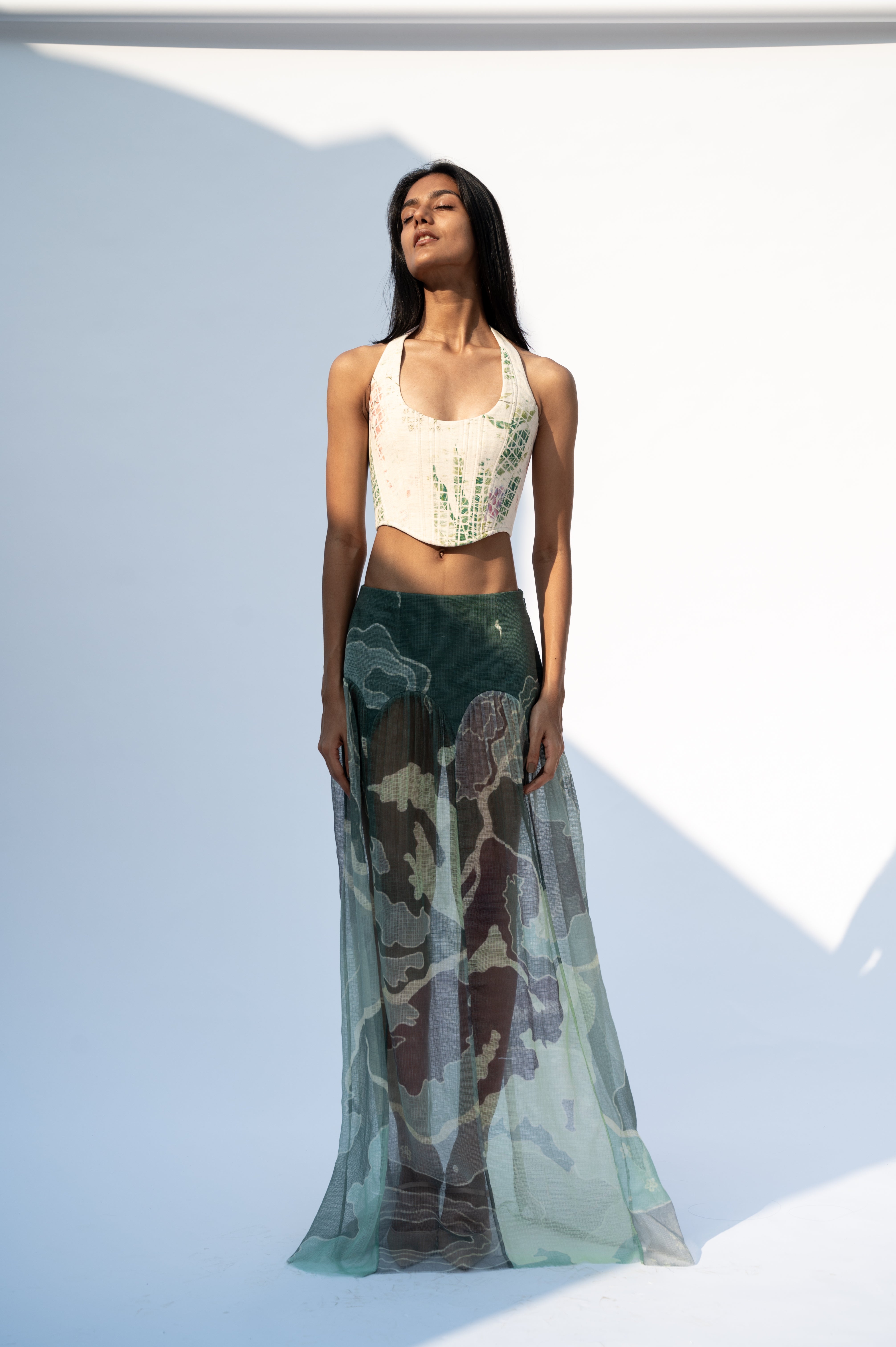 MORNING DEW CORSET & RIVER KOTA SKIRT SET