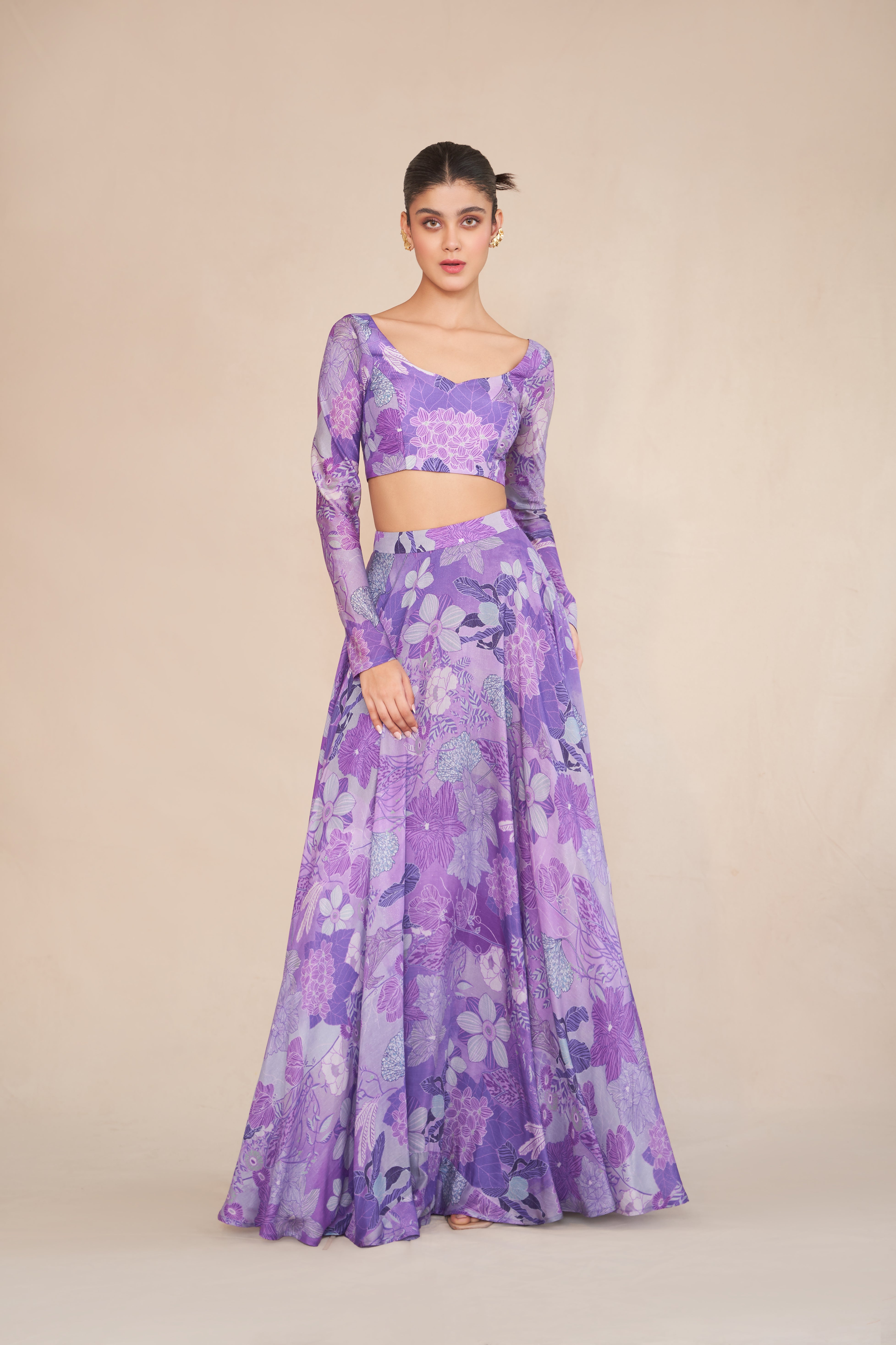 LILAC LEHENGA SET