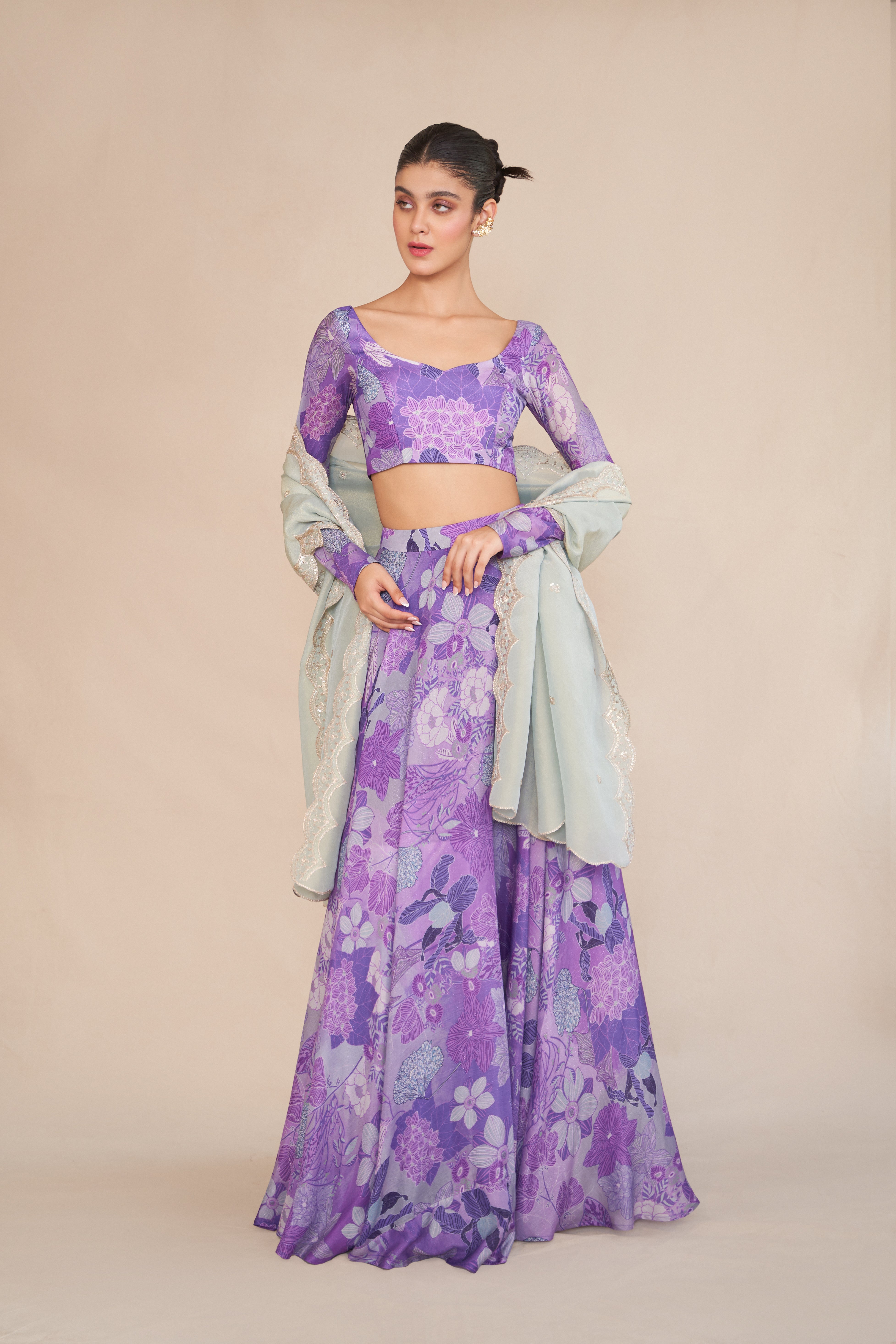 LILAC LEHENGA SET