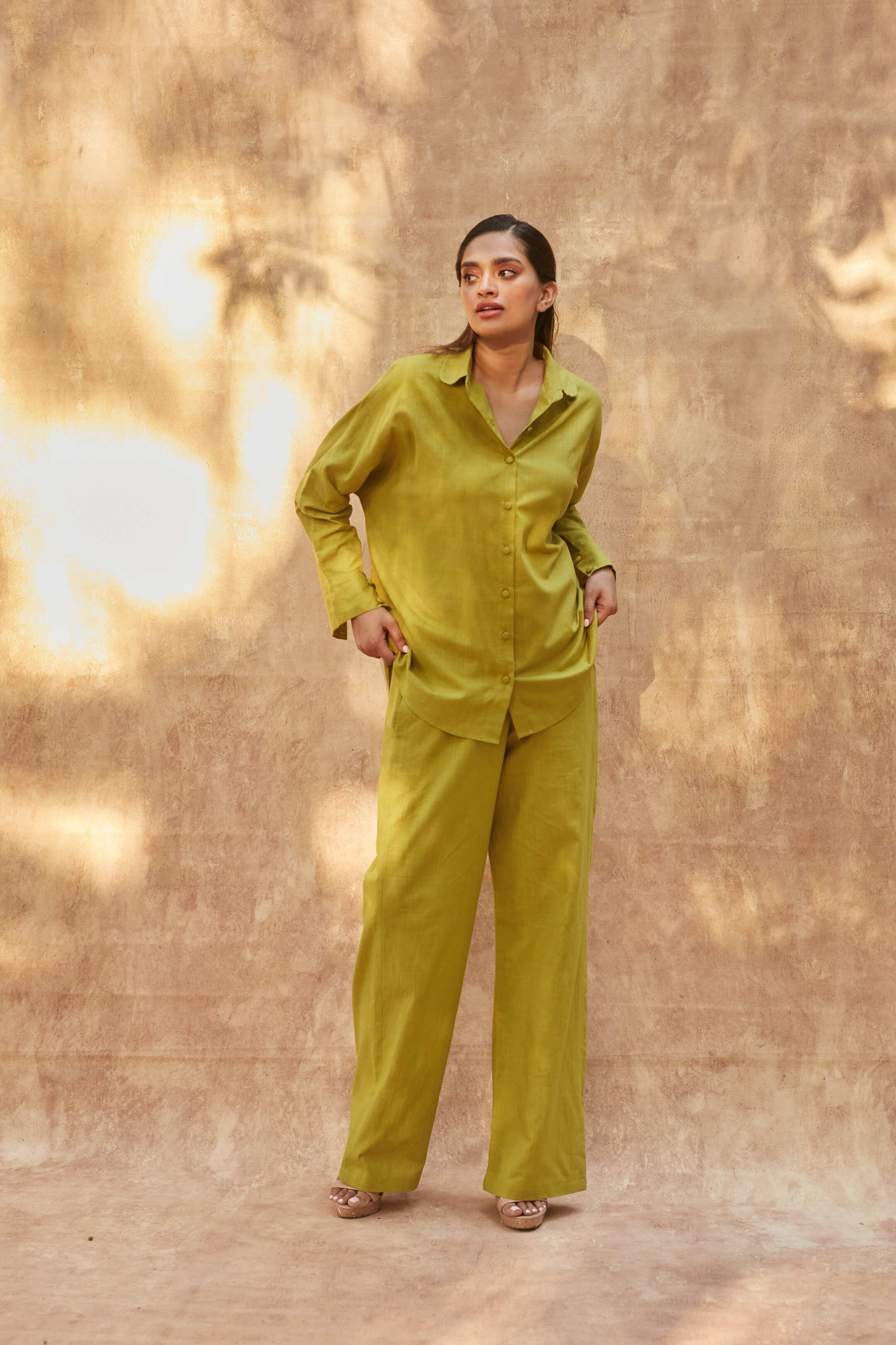 AVOCADO LINEN CO-ORD SET