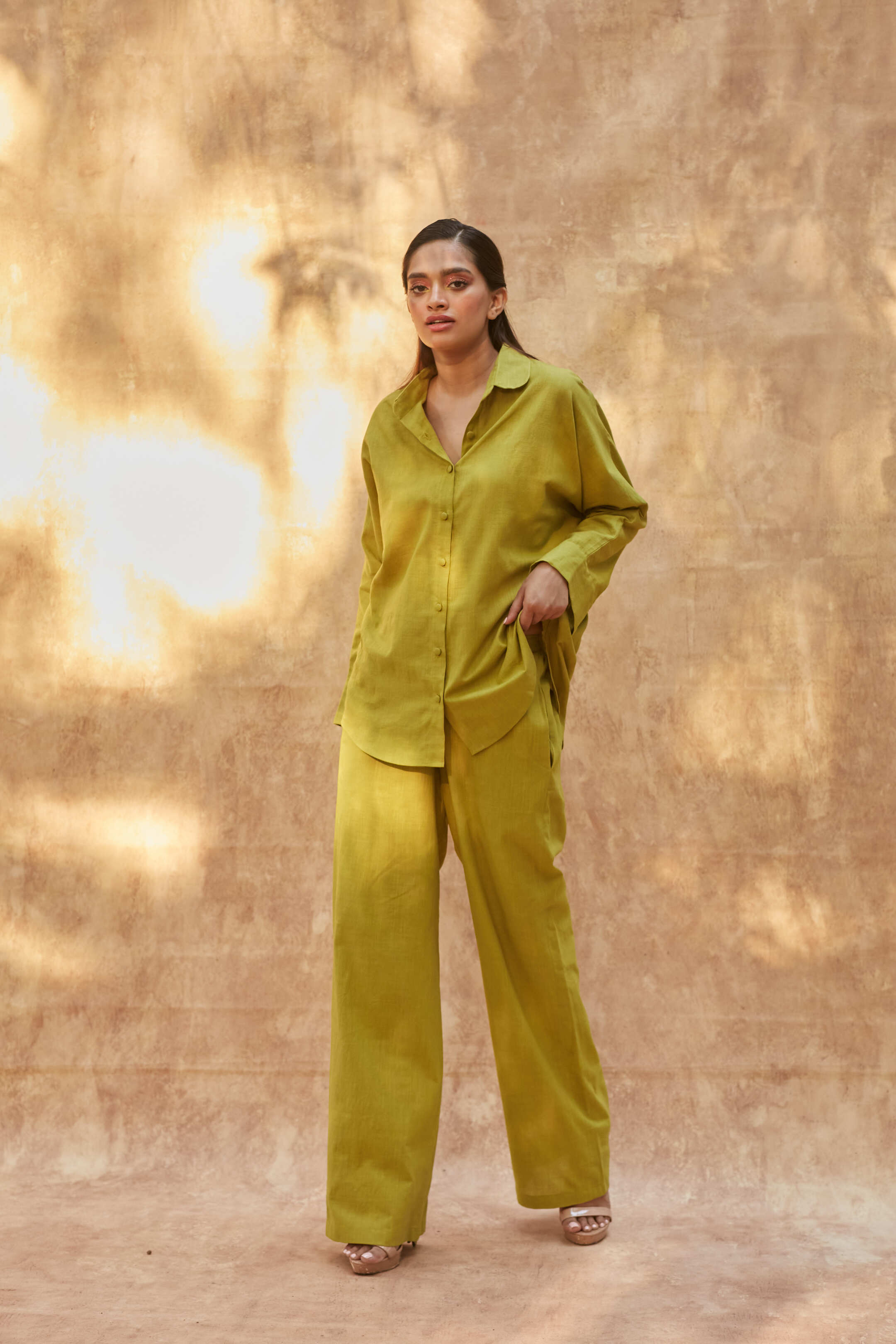 AVOCADO LINEN CO-ORD SET