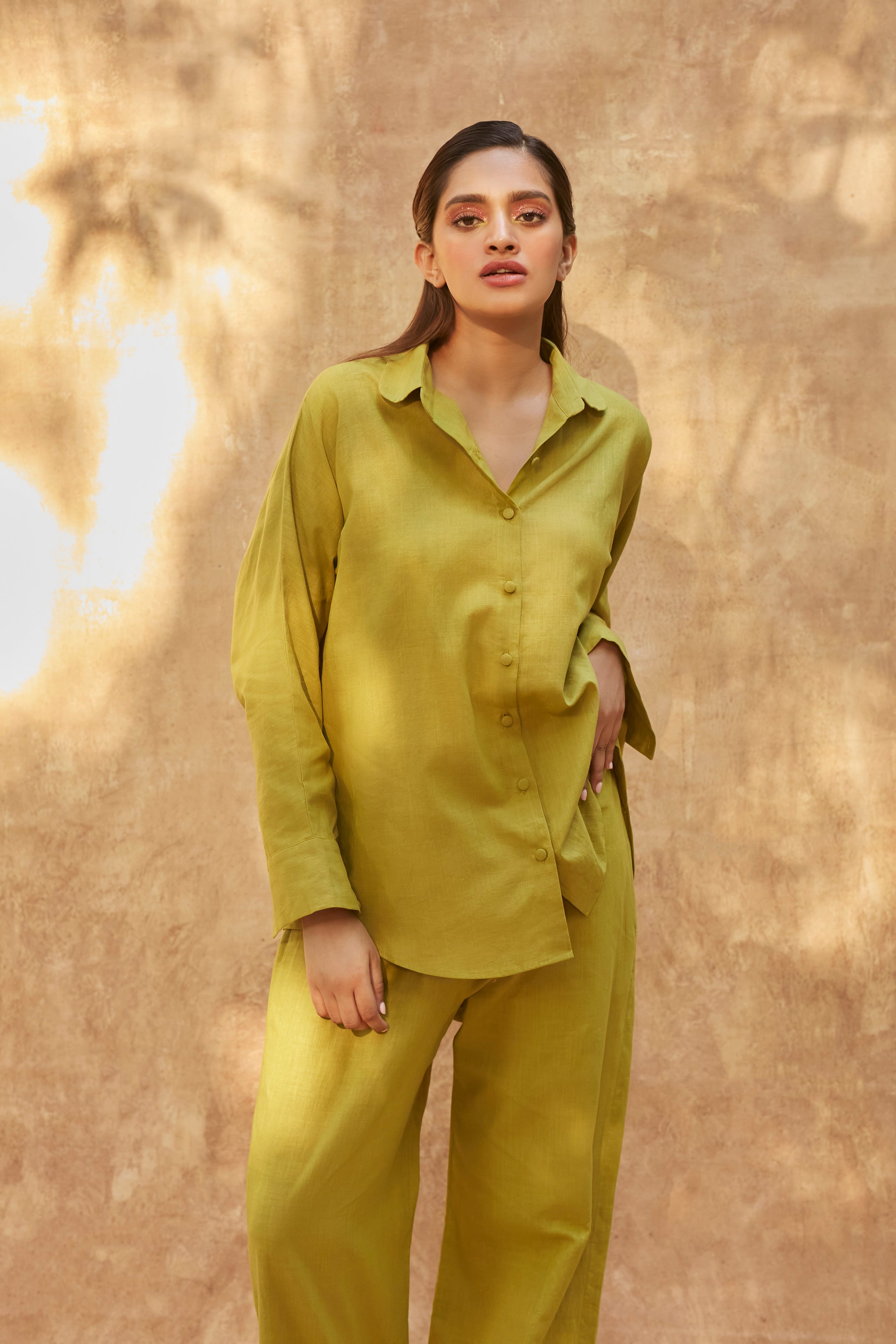 AVOCADO LINEN CO-ORD SET